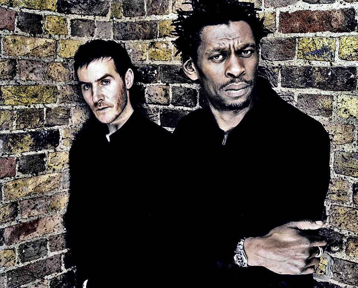 Bristol based ambient band Massive Attack, with Daddy G and 3D. FOR CITYLIFE